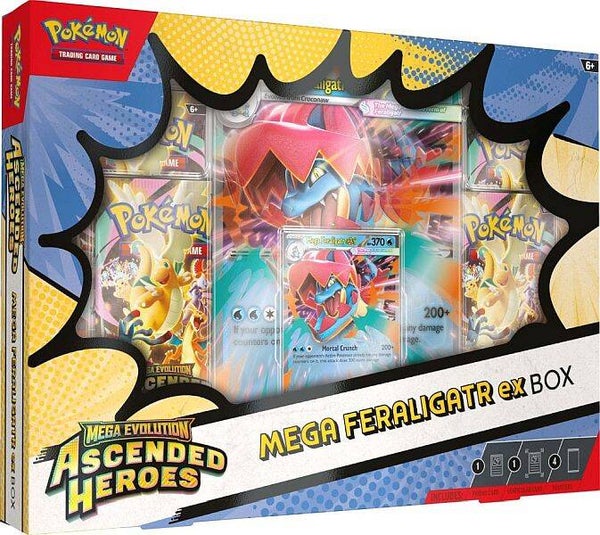 Pokemon TCG Mega Evolution Ascended Heroes EX Box - Mega Feraligatr