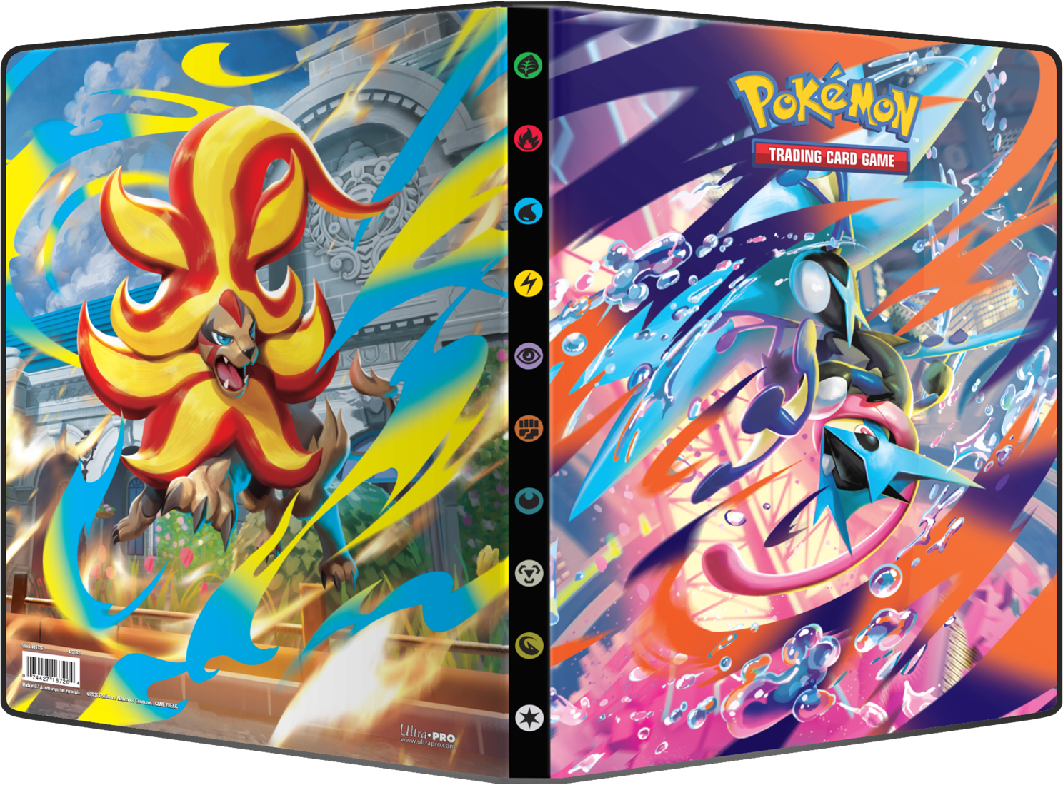 Pokemon TCG Mega Evolution Chaos Rising 9-pocket Verzamelmap