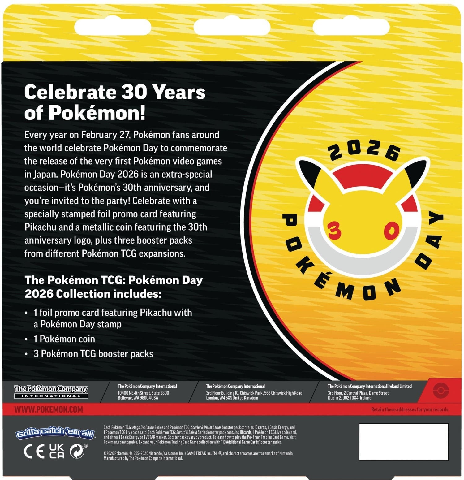 Pokemon TCG - Pokemon Day 2026 Collection | Kortingopspeelgoed.nl