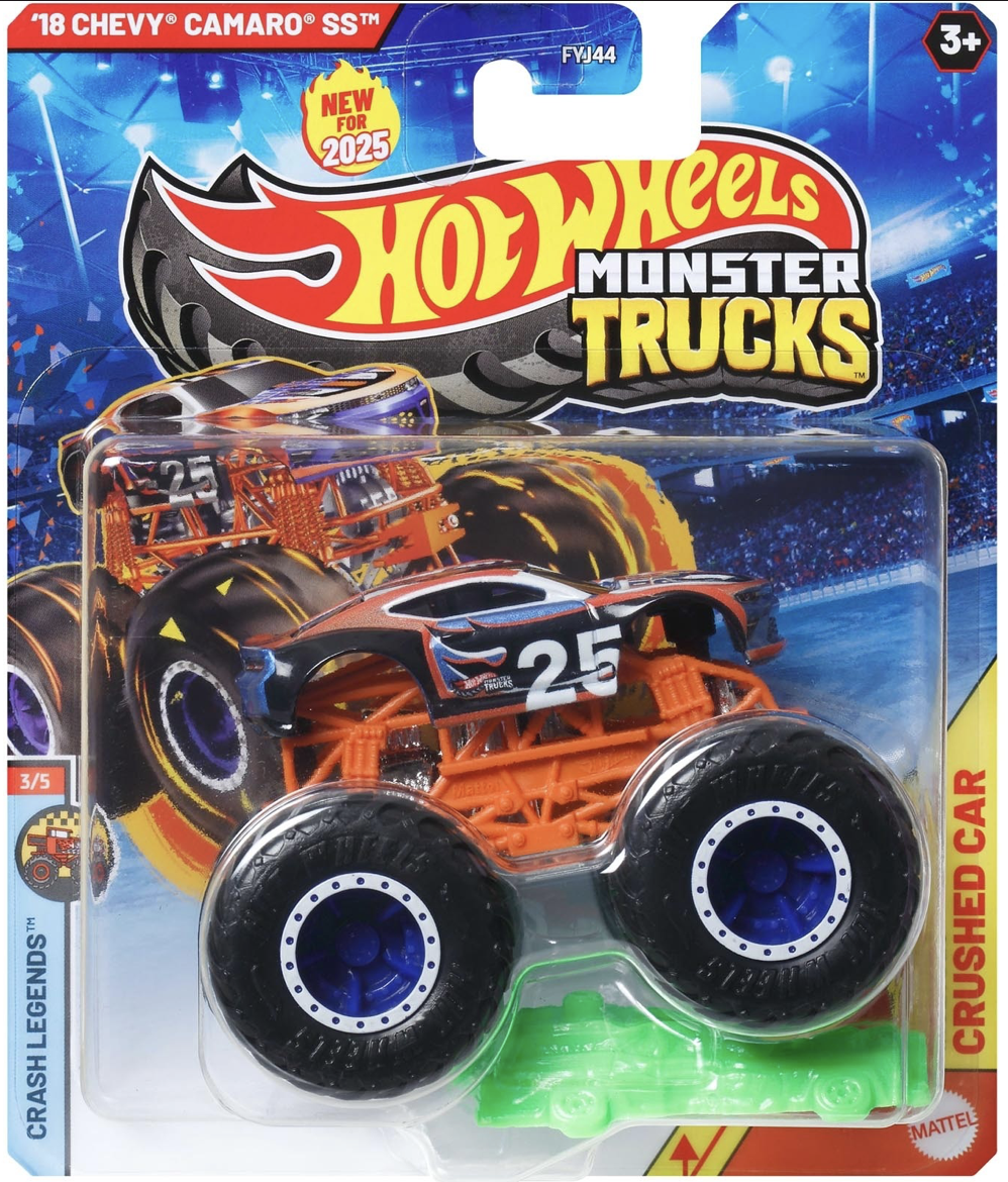 Hot Wheels Monster Trucks 1:64 - '18 Chevy Camaro SS