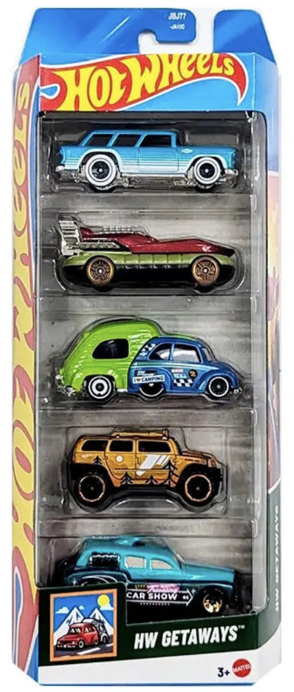 Hot Wheels Cadeauset met 5 Auto's - HW Gateways (JBJ77)