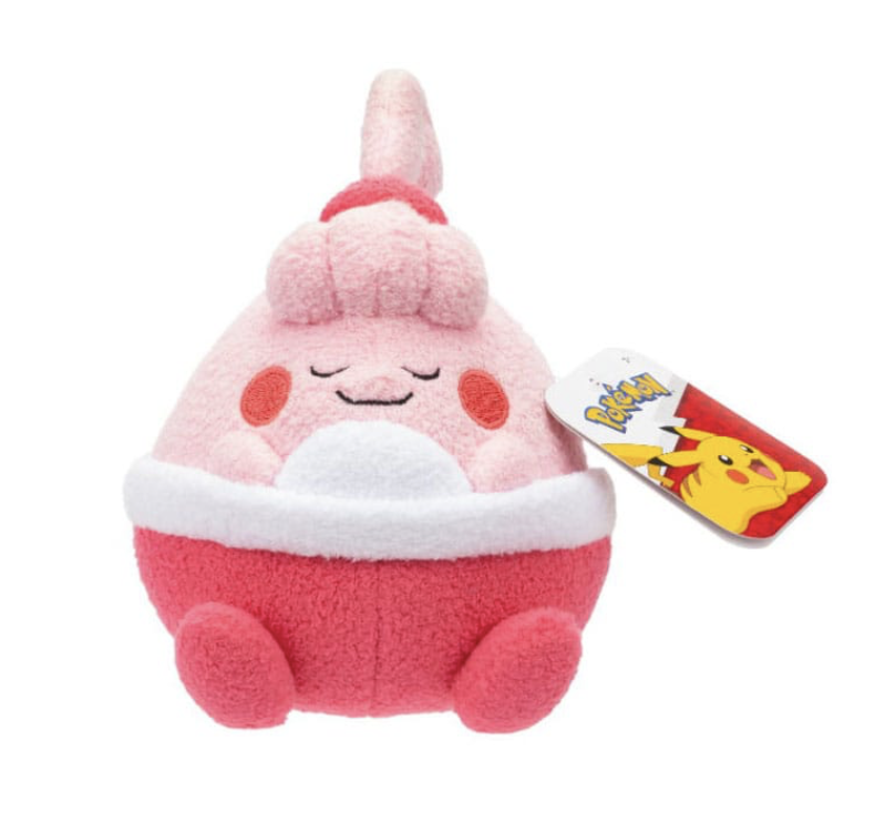 Pokemon - Slapende Happiny - Pluche knuffel - 12 cm