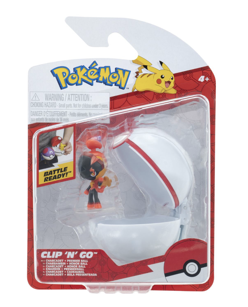 Pokemon Clip 'n Go Charcadet Premier Ball