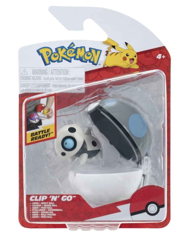 Pokemon Clip 'n Go Aron Heavy Ball