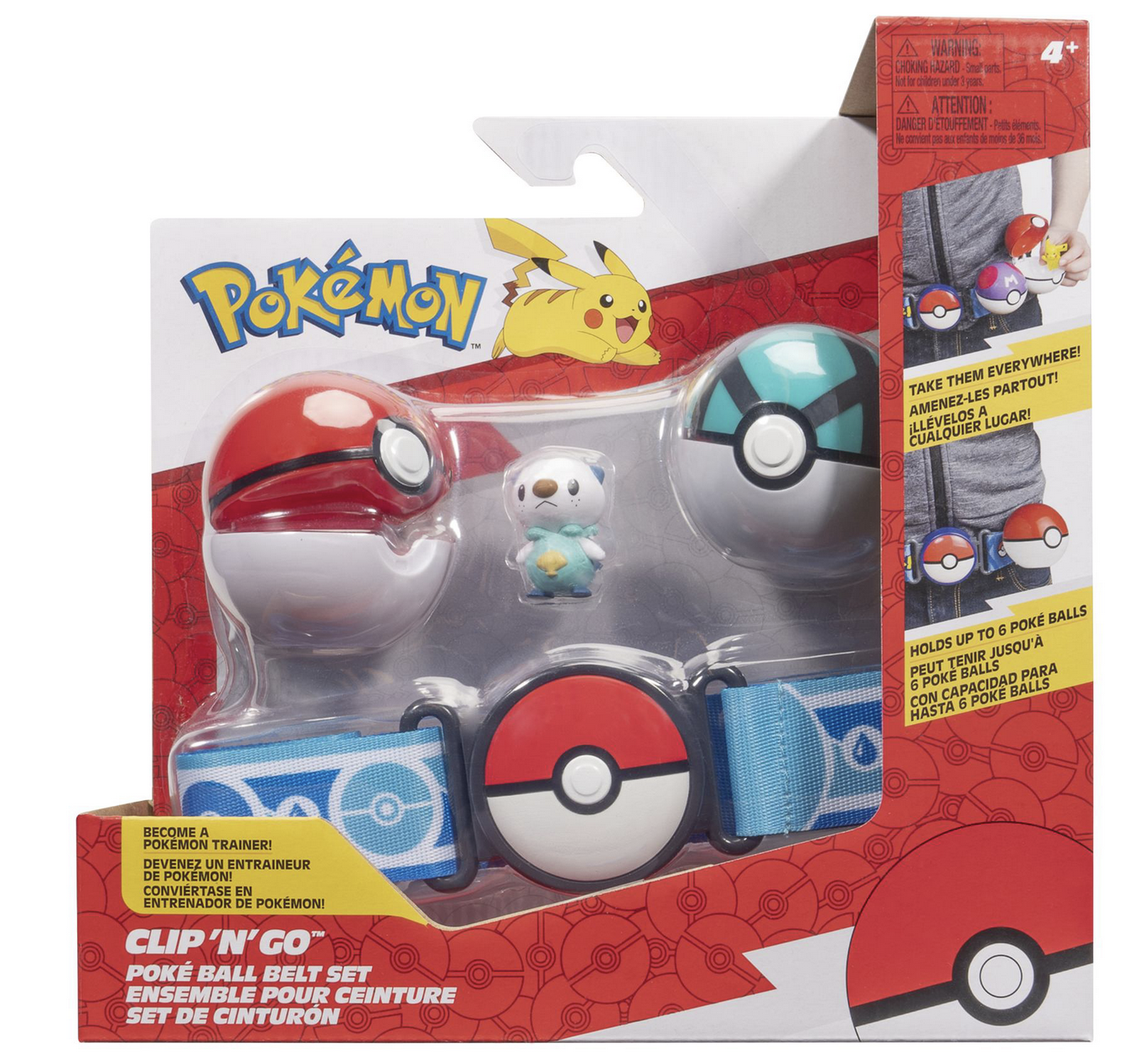 Pokemon Clip ‘N Go Poké Ball Gordelset - Oshawott