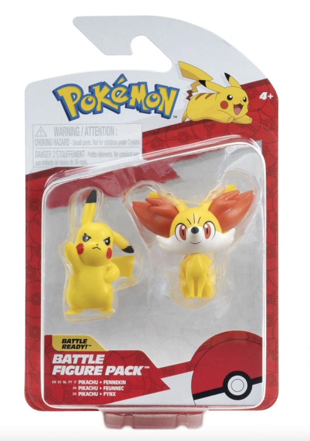 Pokemon Battle Figure Pack - Pikachu & Fennekin