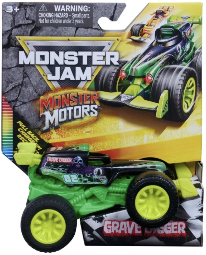 Monster Jam 1:64 Monster Motors - Grave Digger