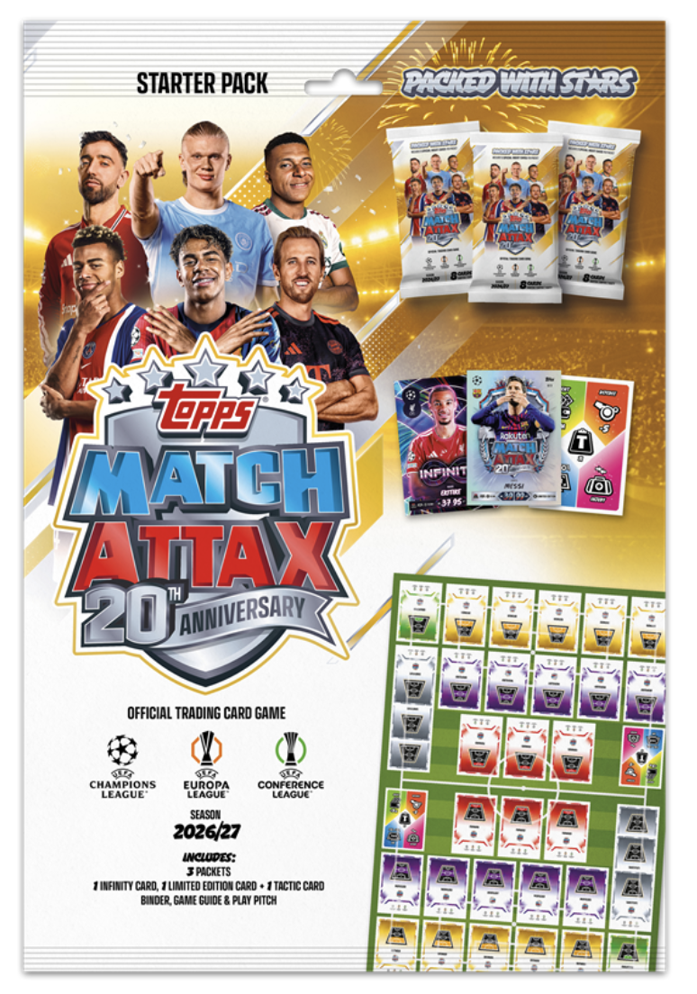 Topps Match Attax UEFA Club Competitions (UCC) 2026/27 - Starter Pack