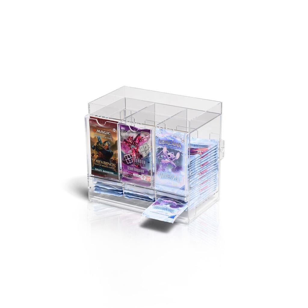 The Acrylic Box - Boosterpack Dispenser (3 Slots)