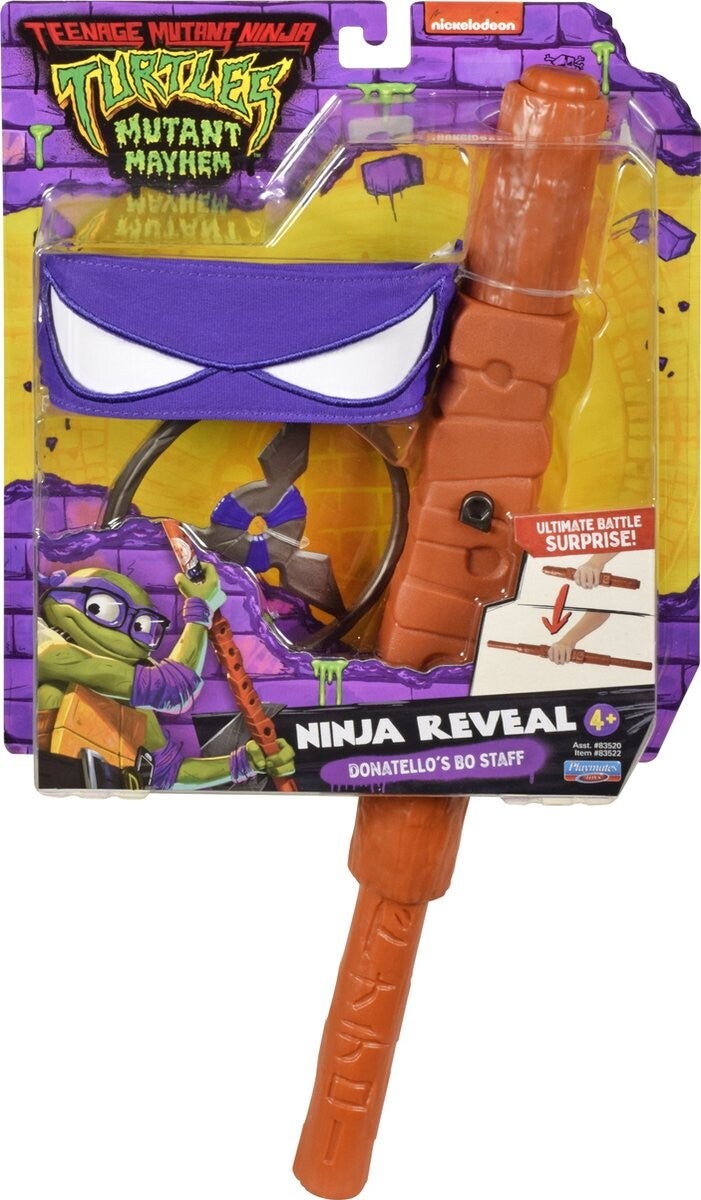 Teenage Mutant Ninja Turtles Mutant Mayhem - Donatello Transforming Bo Staff