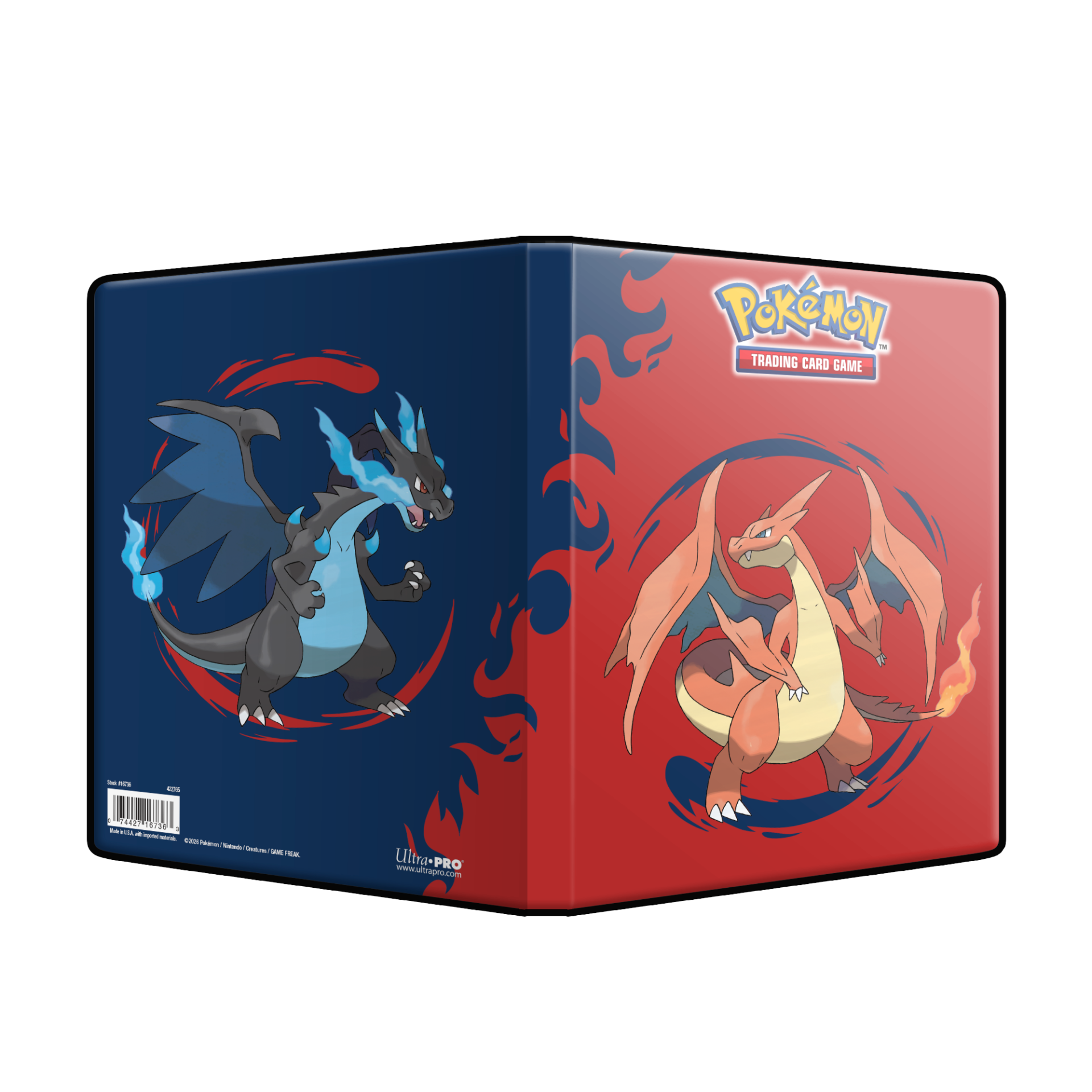 Pokemon TCG Mega Charizard X en Mega Charizard Y 4-Pocket Verzamelmap