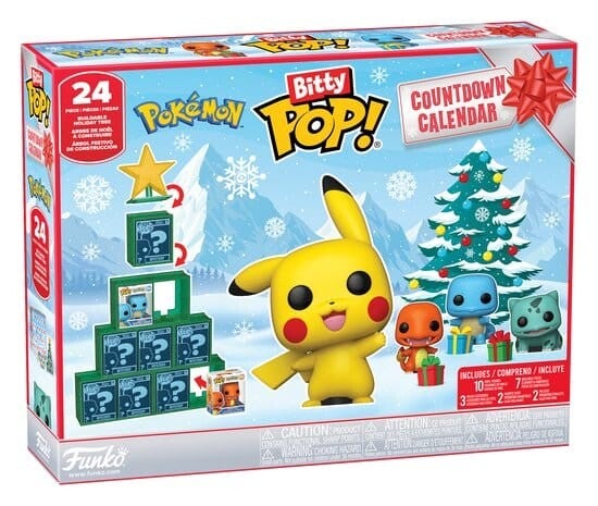 Pokemon Bitty POP! 24 Day Countdown Advent Calendar