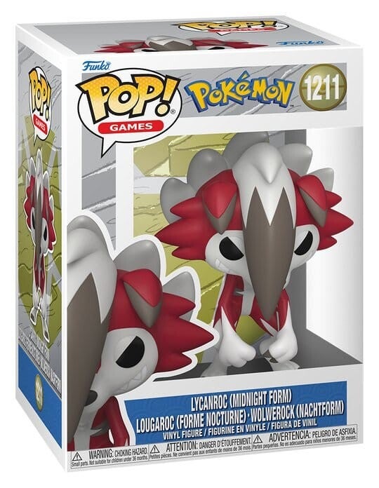 Funko Pop! Pokemon - Lycanroc (Midnight)