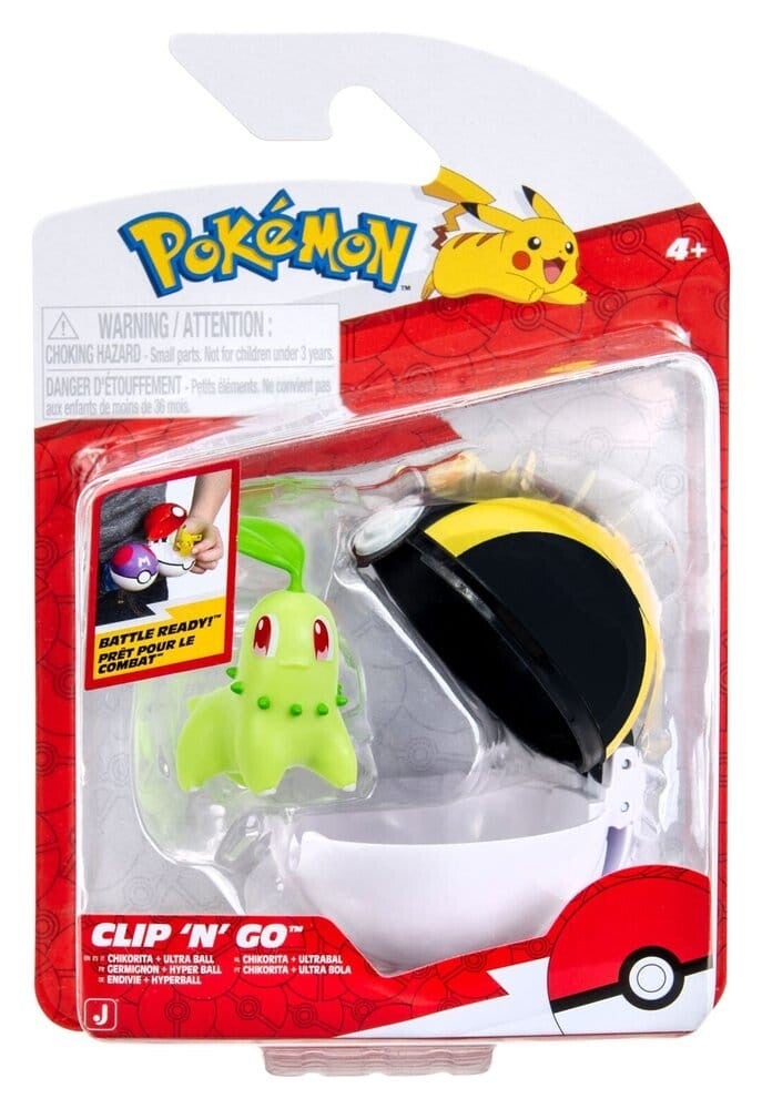 Pokemon Clip 'n Go Chikorita Ultra Ball