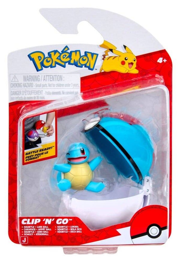 Pokemon Clip 'n Go Squirtle Lure Ball