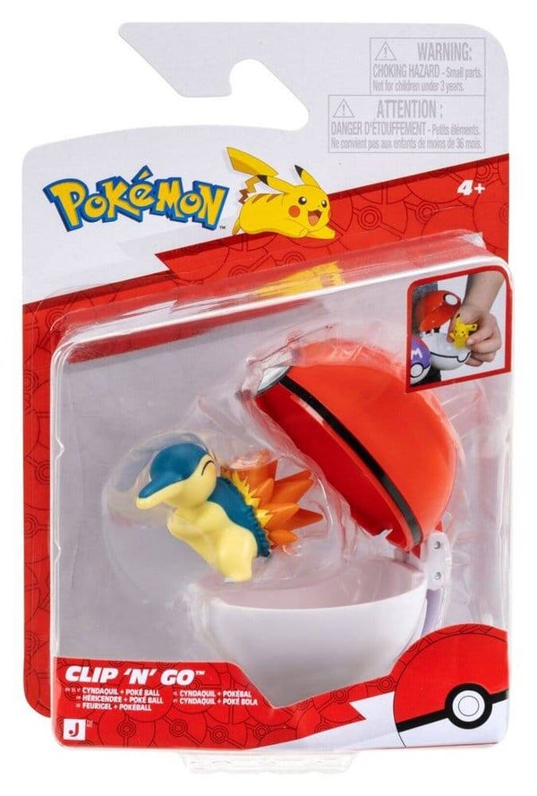 Pokemon Clip 'n Go Cyndaquil Poke Ball