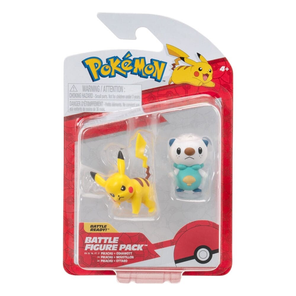 Pokemon Battle Figure Pack - Pikachu & Oshawott