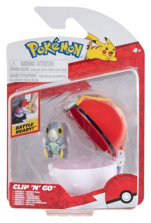 Pokemon Clip 'n Go Frigibax Repeat Ball