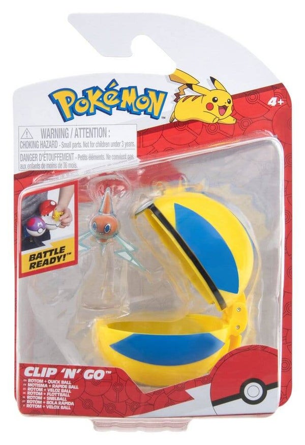 Pokemon Clip 'n Go Rotom Quick Ball