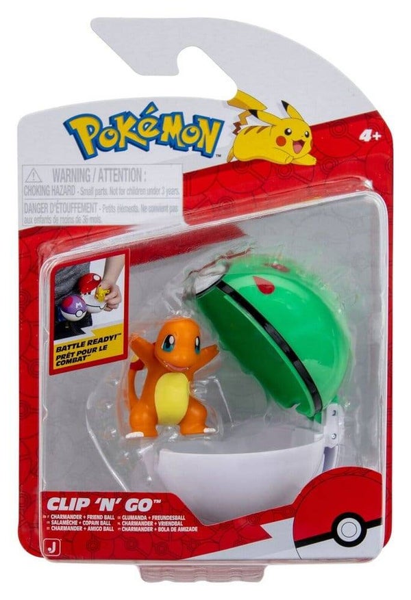 Pokemon Clip 'n Go Charmander Friend Ball