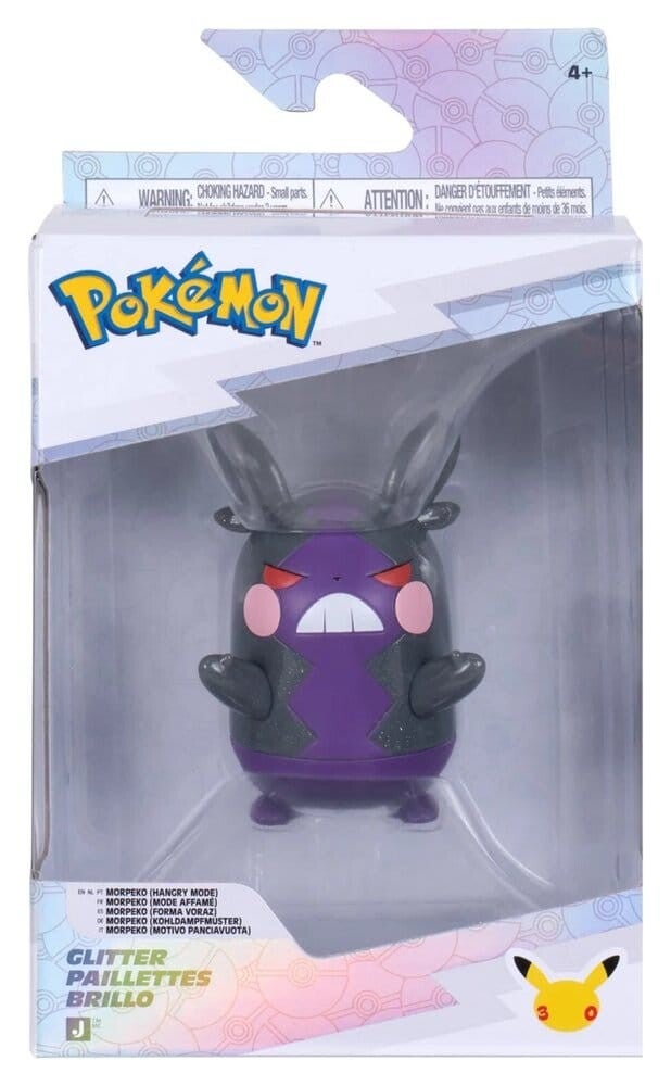 Pokemon 30th Anniversary Glitter Action Figure 8cm - Morpeko