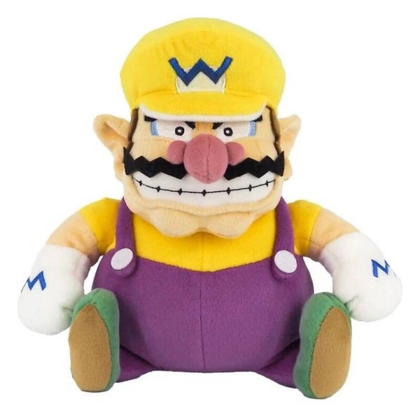Super Mario - Pluche Figuur - Wario 25 cm