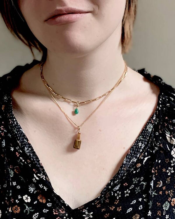 K Amulet Yellow Tigereye