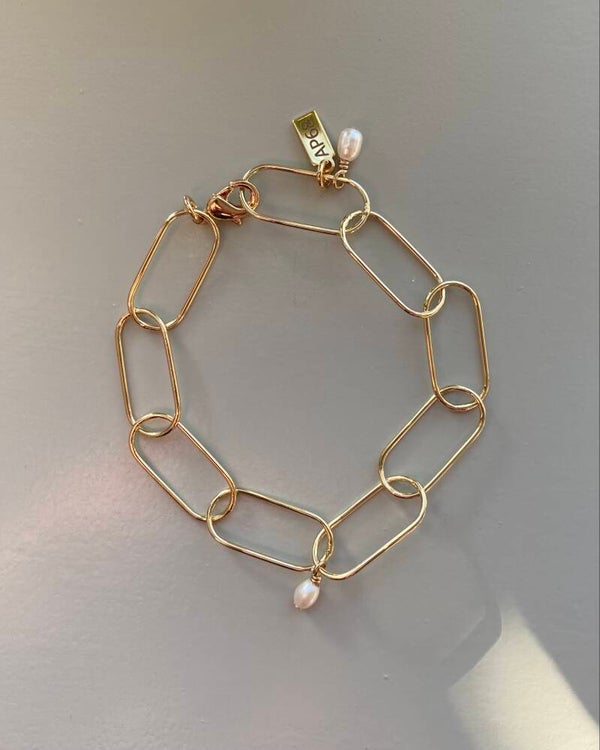 AG Golden Bracelet Pearly