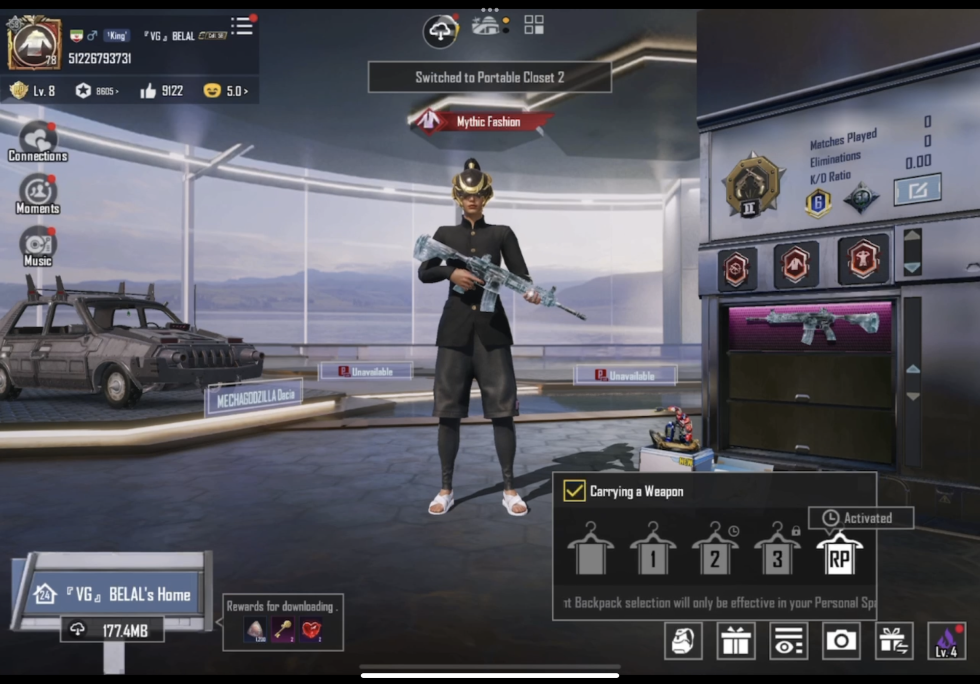 76/300 Mythic fashion , king Kong set, Metro Pants Godzilla helmet