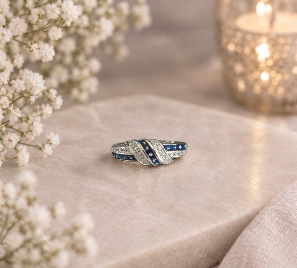 Triple Channel Memorial Ring