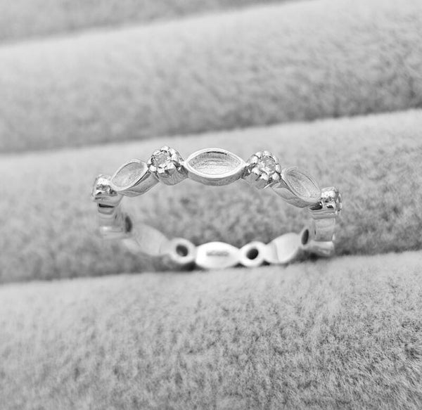 Full marquise CZ ring
