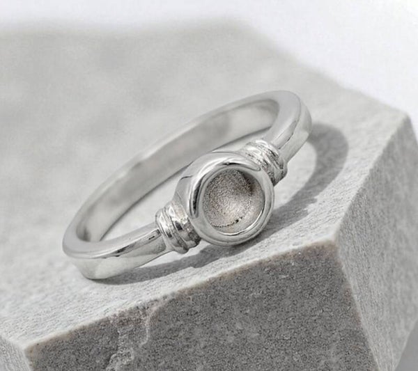 Tapered thick trim ring