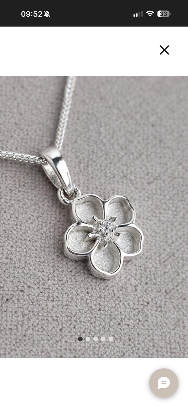 Forget me not pendant