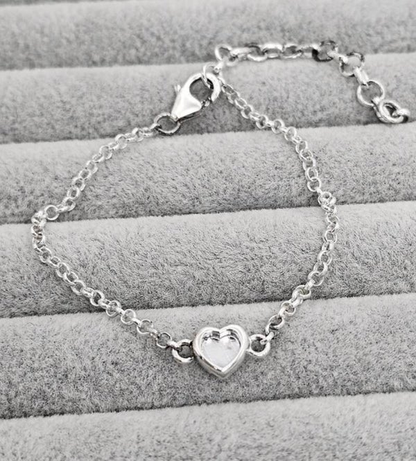 Mini charm belcher bracelet