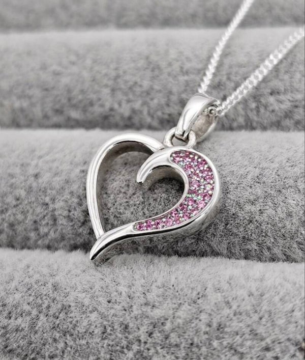 Hollow heart pendant