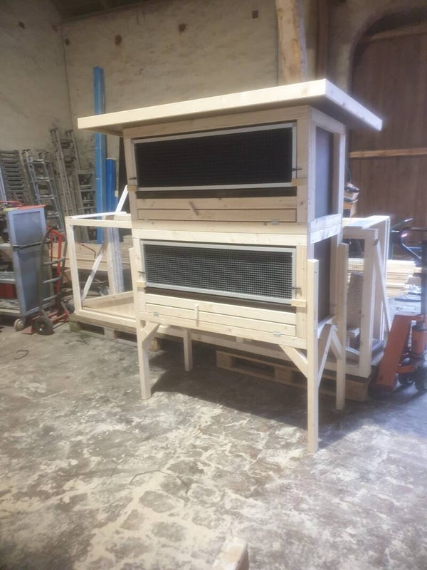 Wachtelstall Doppel Box