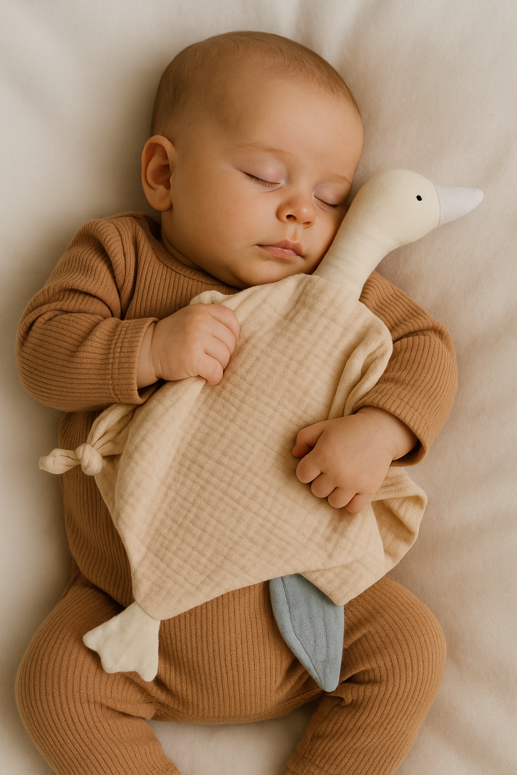 Zachte Hydrofiele Knuffeldoek Gans voor Baby's