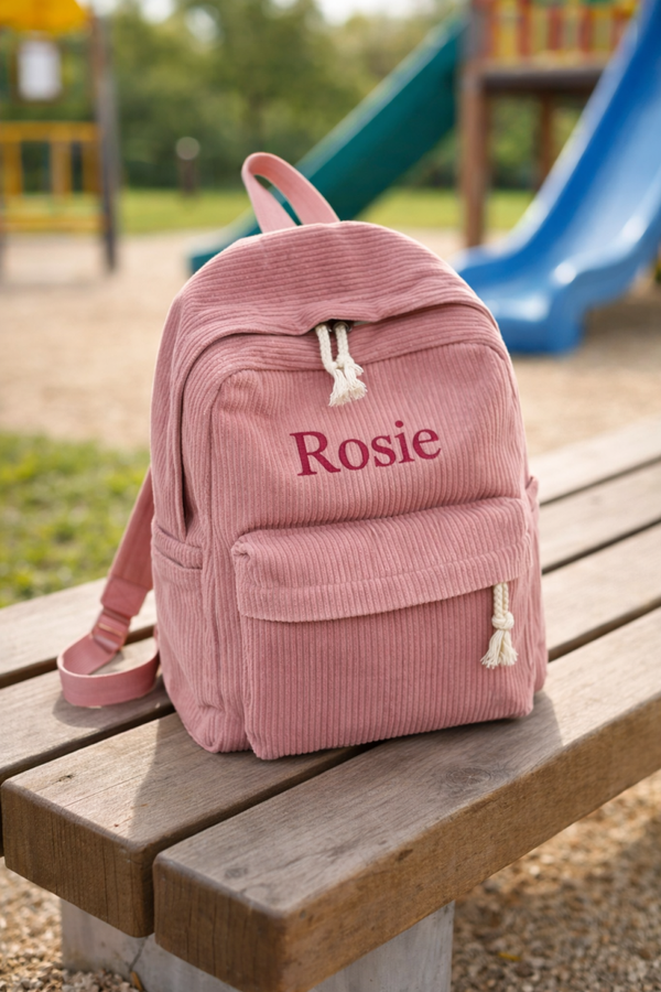 Zachte ribstof rugzak