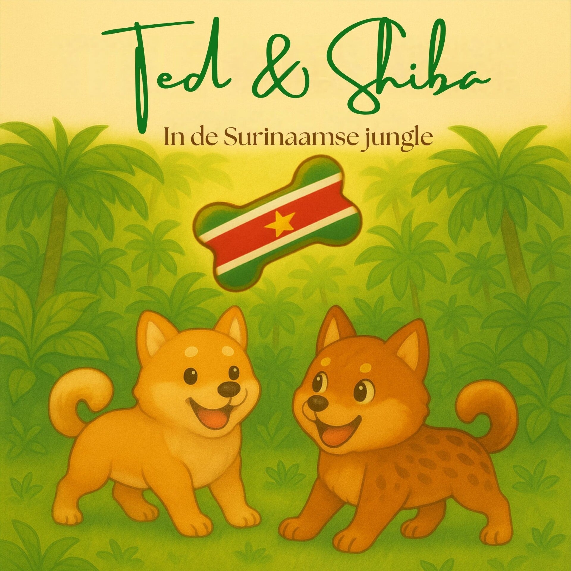 Ted en Shiba in de Surinaamse jungle