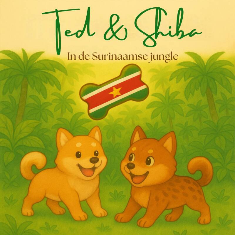 Ted en Shiba in de Surinaamse jungle