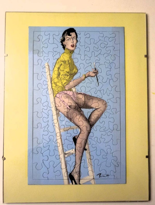 Pierre Brenot pin-up puzzle