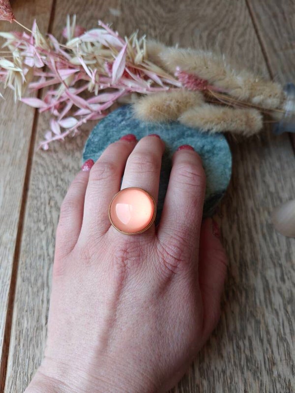 Ring: verstelbare oranje ring