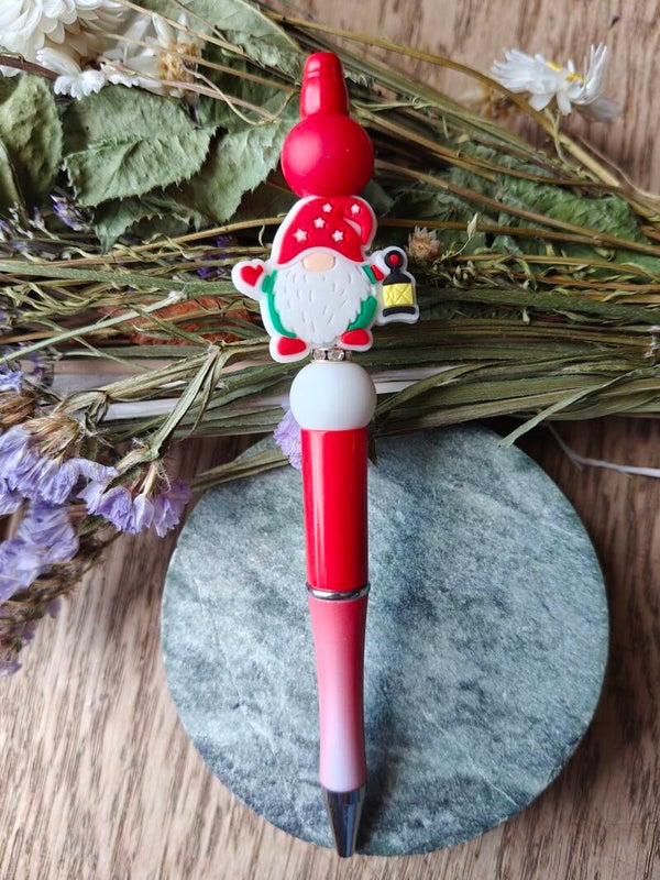 Accessoires: kralenstylo kerst