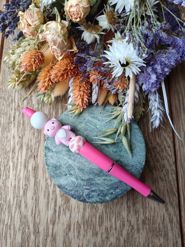 Accessoires: kralenstylo varken