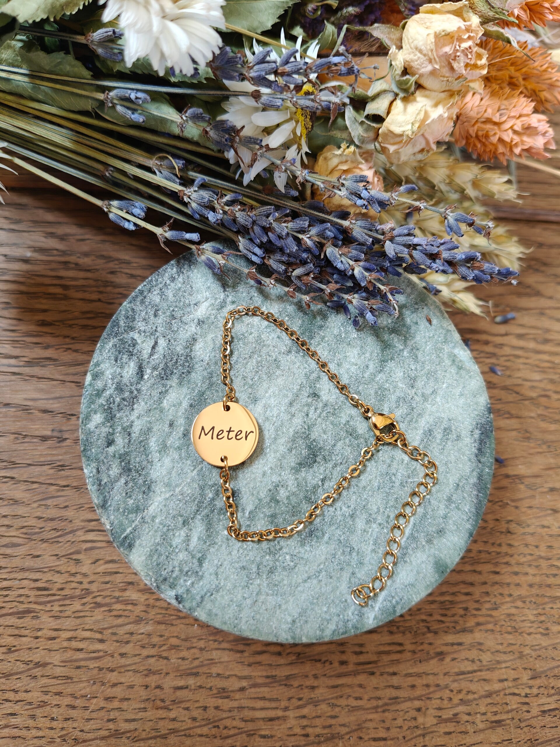 Gegraveerd armbandje: Meter
