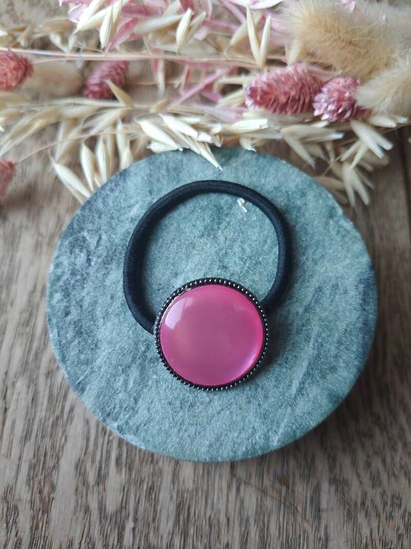 Haarrekker: roze steen
