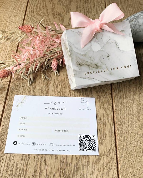 Digitale cadeaubon 25 euro