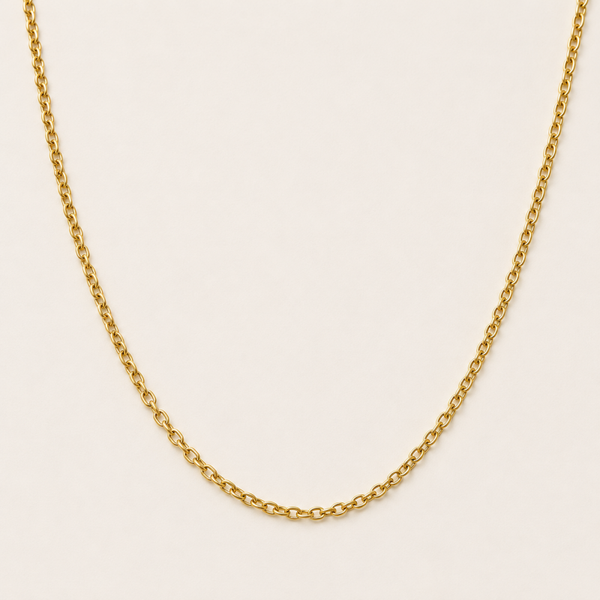 Ketting: RVS goud of zilver - zonder hanger