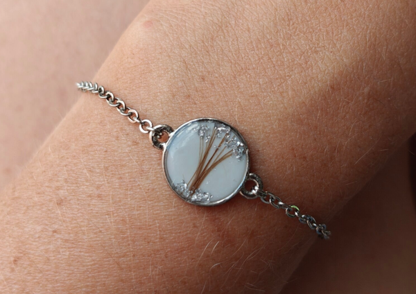 Haarlok juweel: armband met haarlok - boom