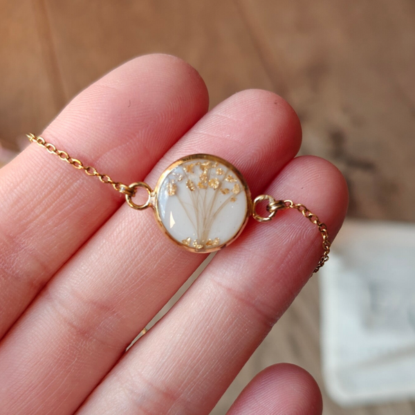 Haarlok juweel: armband met haarlok - boom